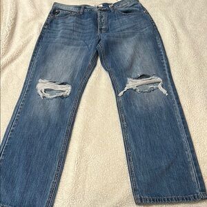 KanCan Blue Skinny Distressed Denim / Size: 11 / 29